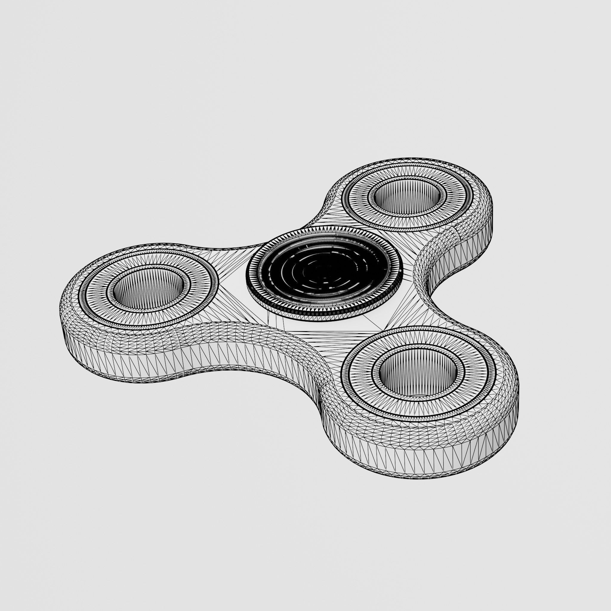 Fidget Spinner 3D model_2