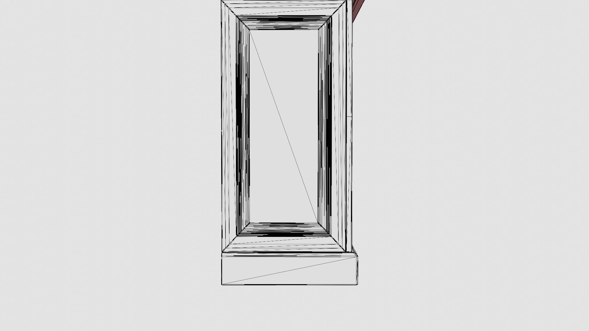 Marthas sideboard black Low-poly 3D model_8