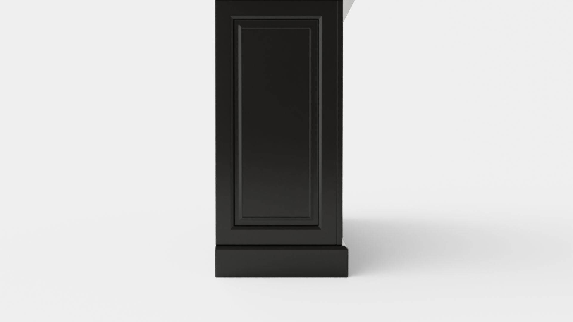 Marthas sideboard black Low-poly 3D model_2