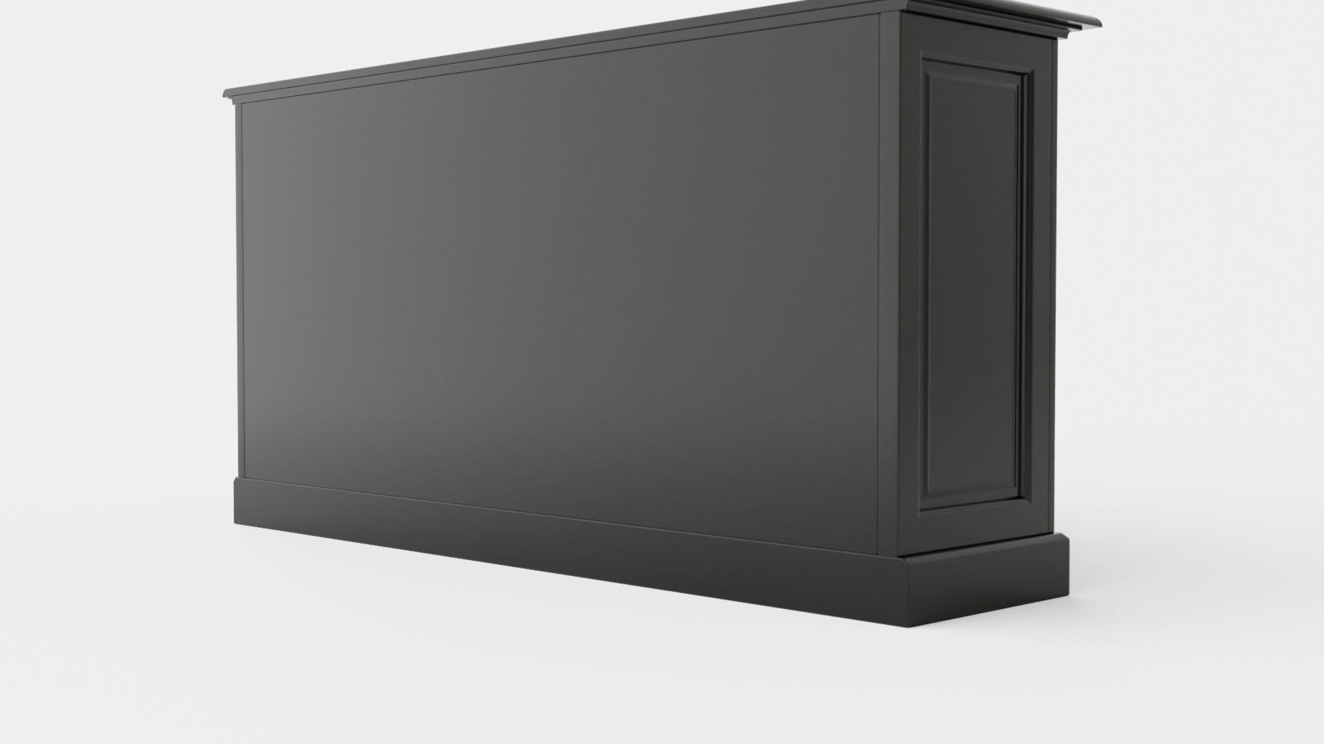 Marthas sideboard black Low-poly 3D model_3