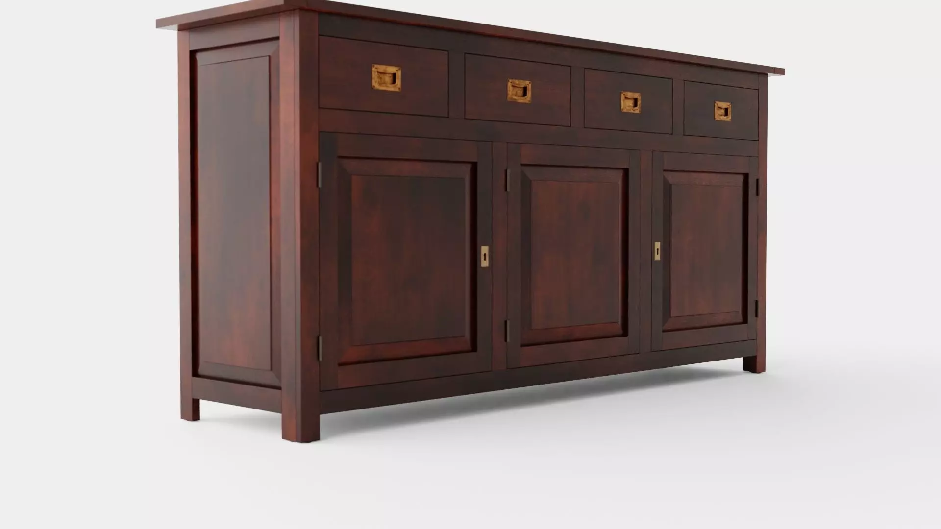 Hyannis sideboard English Low-poly 3D model_0