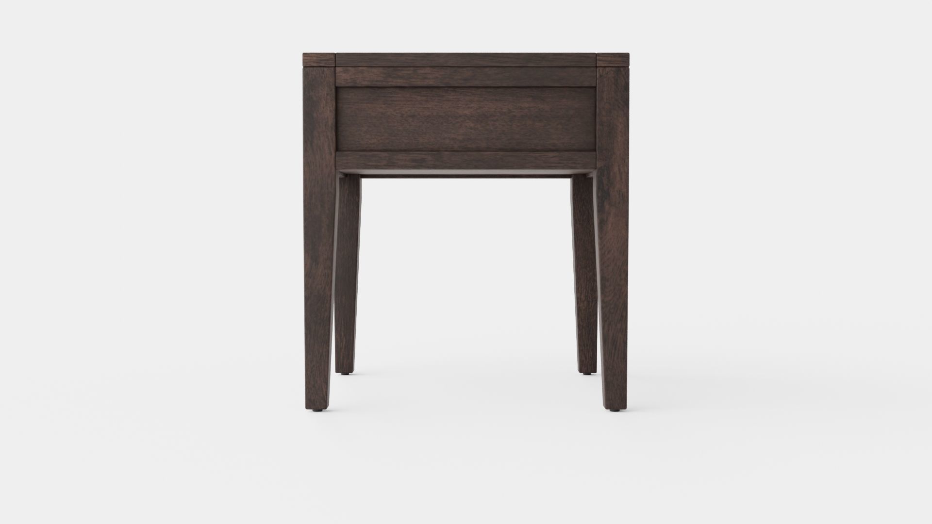 Fairfield side table wenge Low-poly 3D model_4