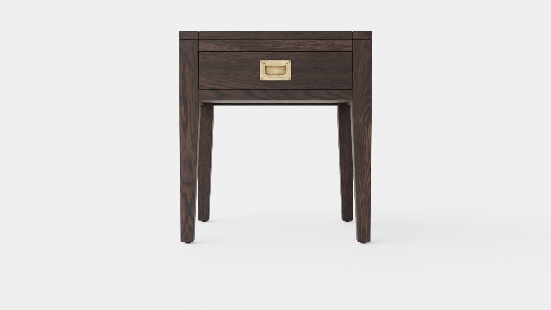 Fairfield side table wenge Low-poly 3D model_1