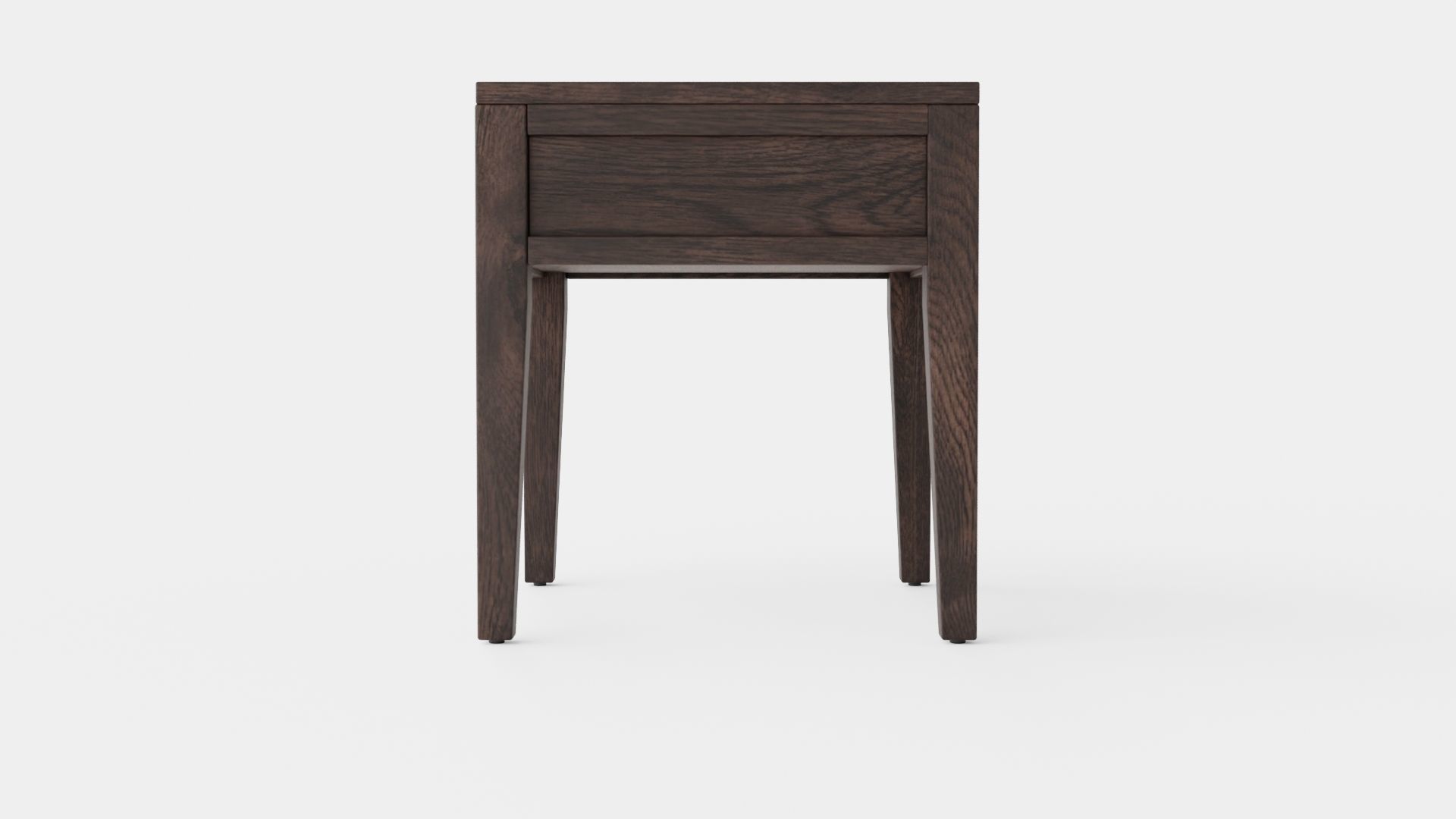 Fairfield side table wenge Low-poly 3D model_2