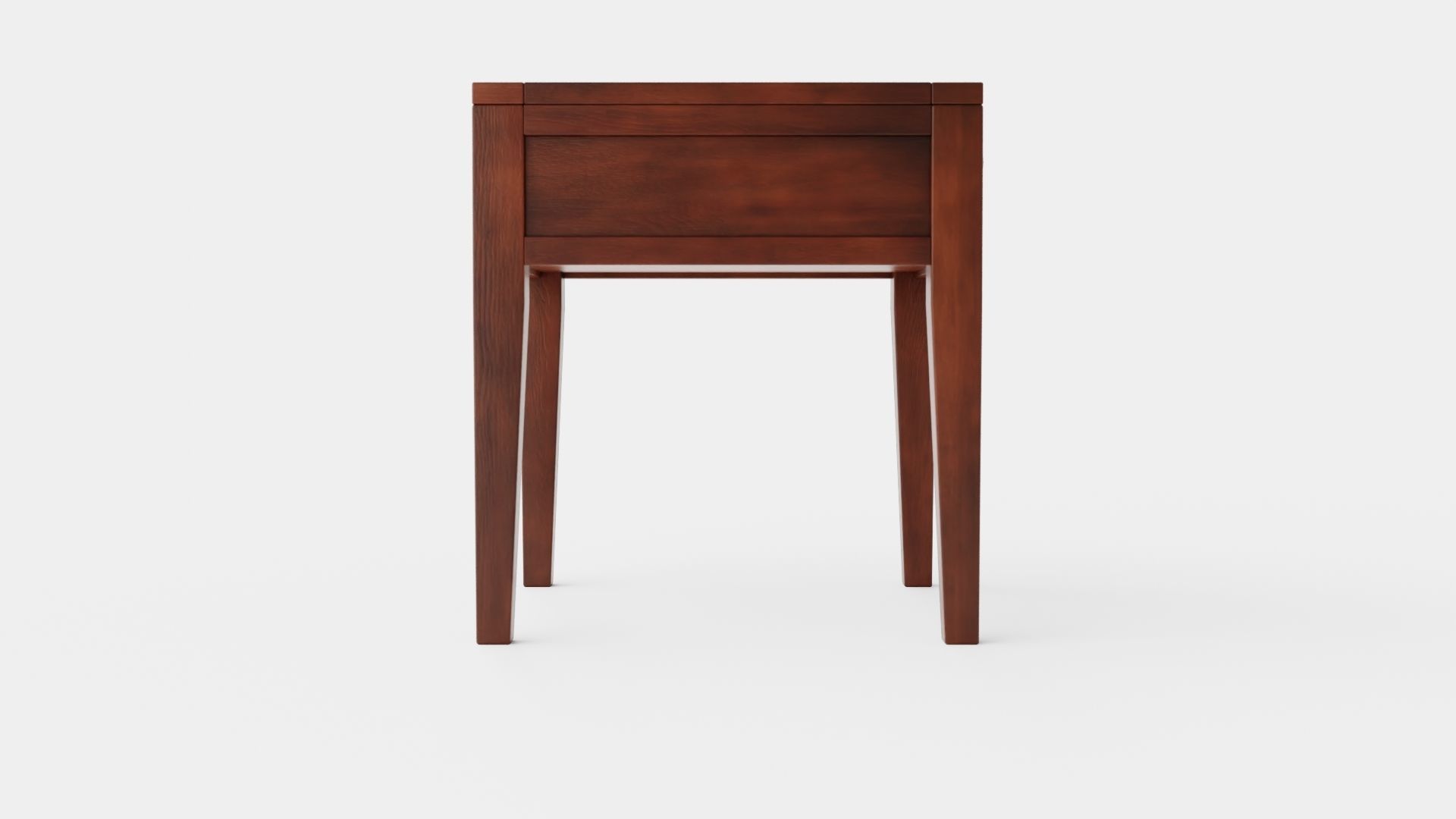 Fairfield side table rich brown Low-poly 3D model_4