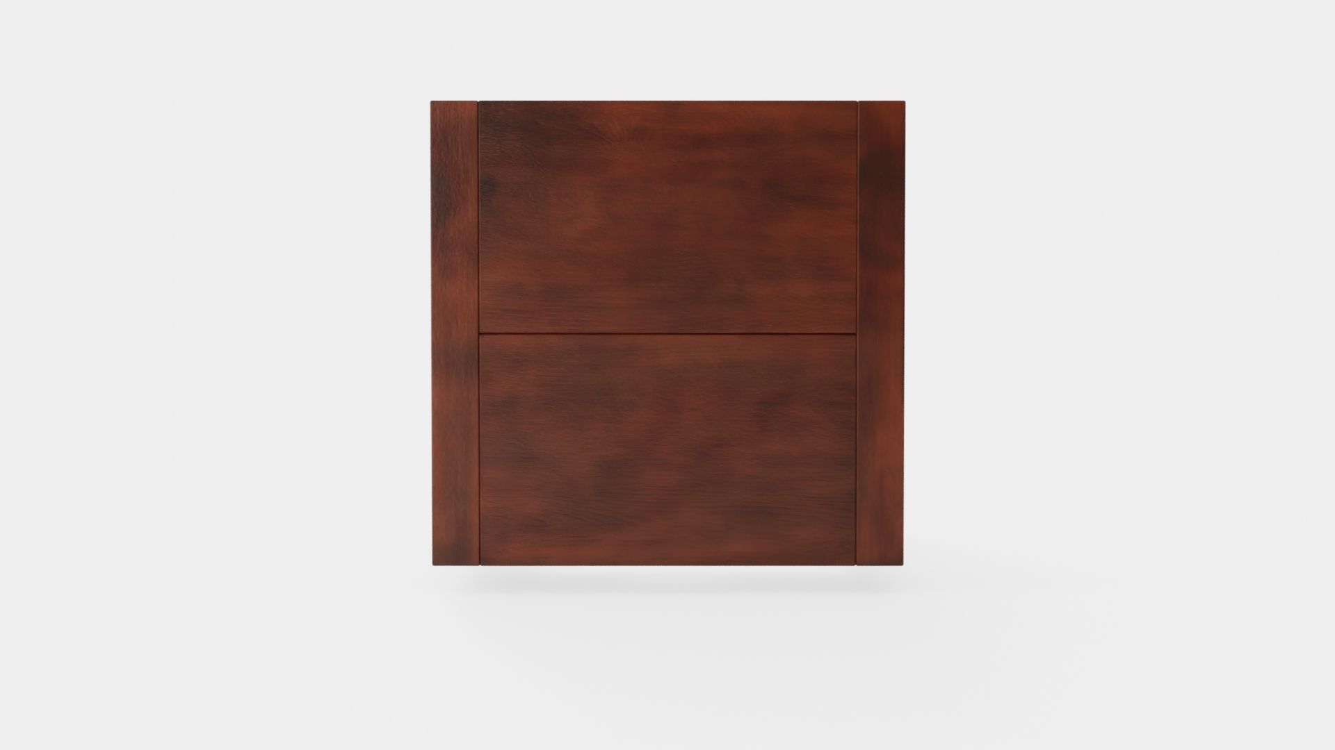 Fairfield side table rich brown Low-poly 3D model_5