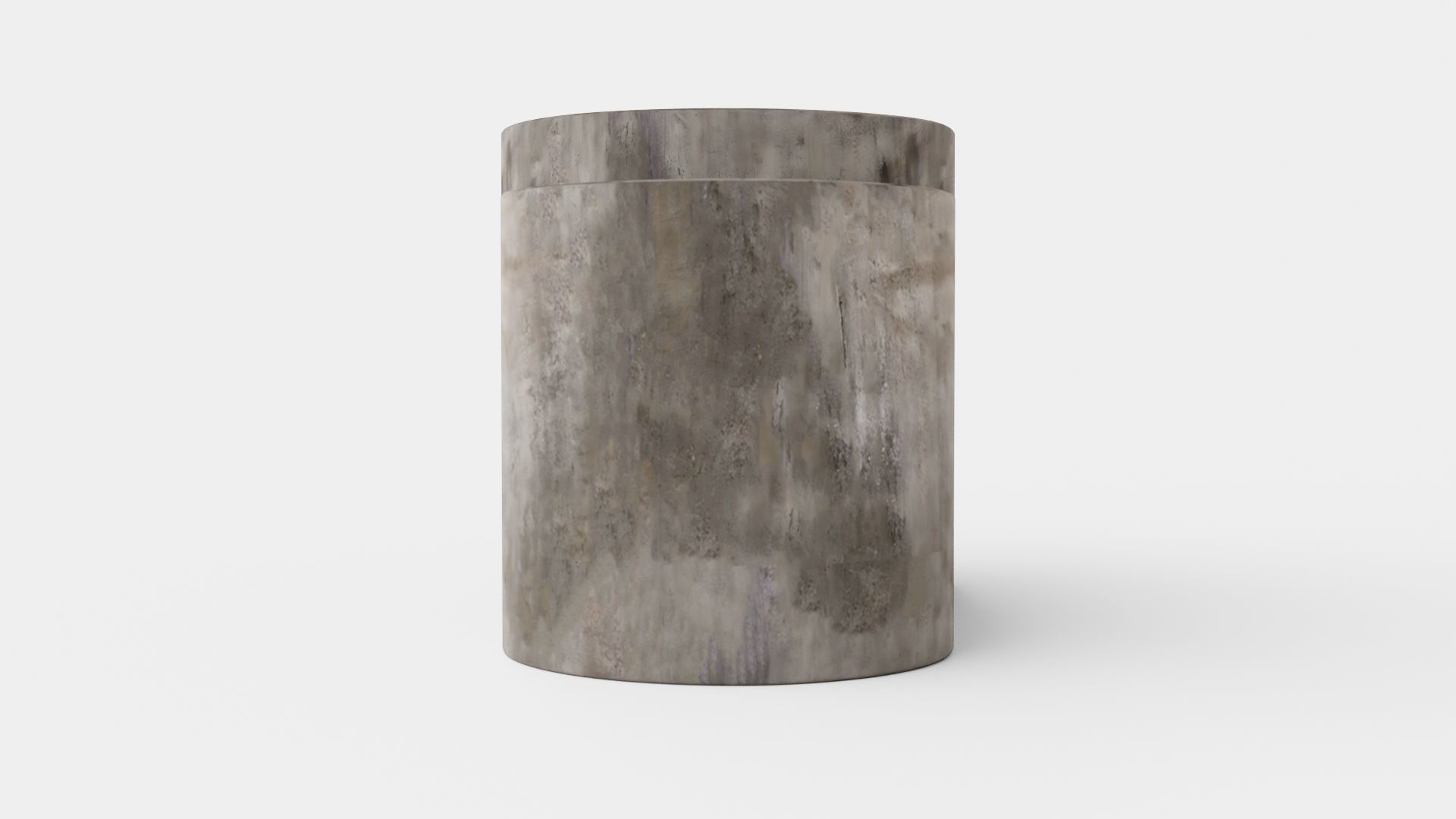 Doloma side table grey 2-set Low-poly 3D model_2