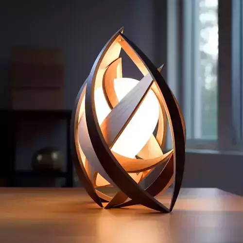 3D luxury lamp models 3D print model