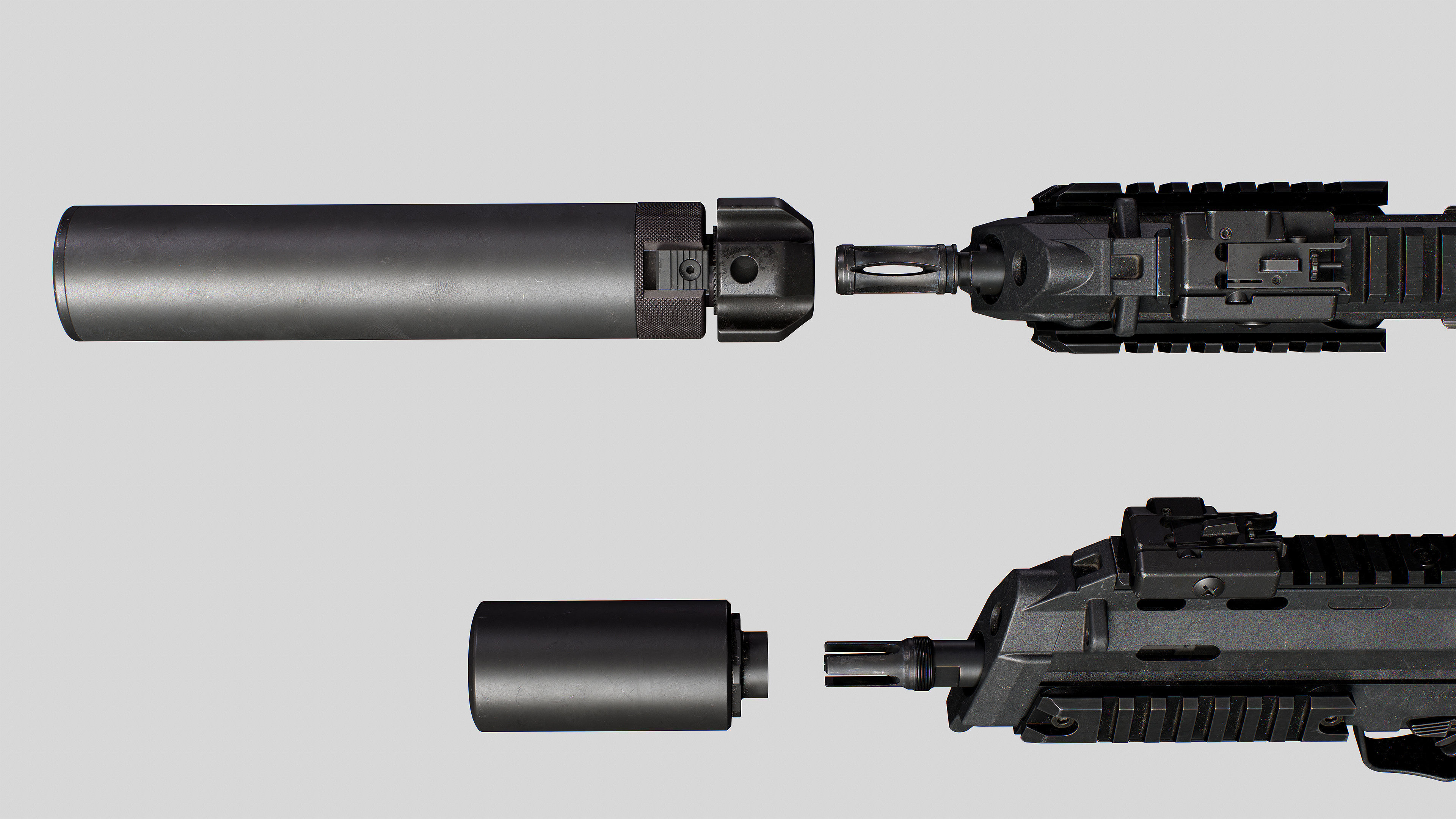 HK MP7 A2 Low-poly 3D model_13