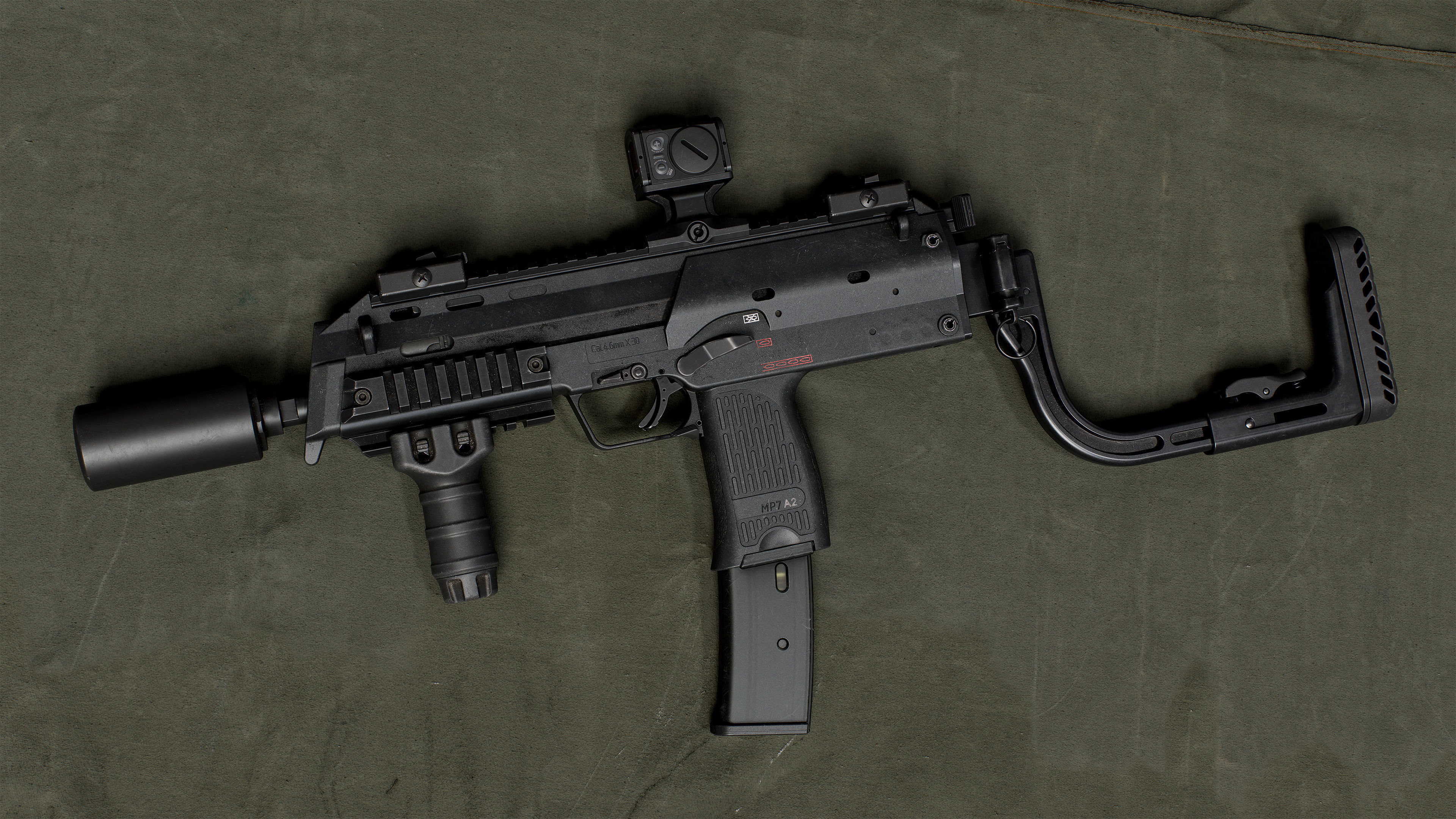 HK MP7 A2 Low-poly 3D model_2