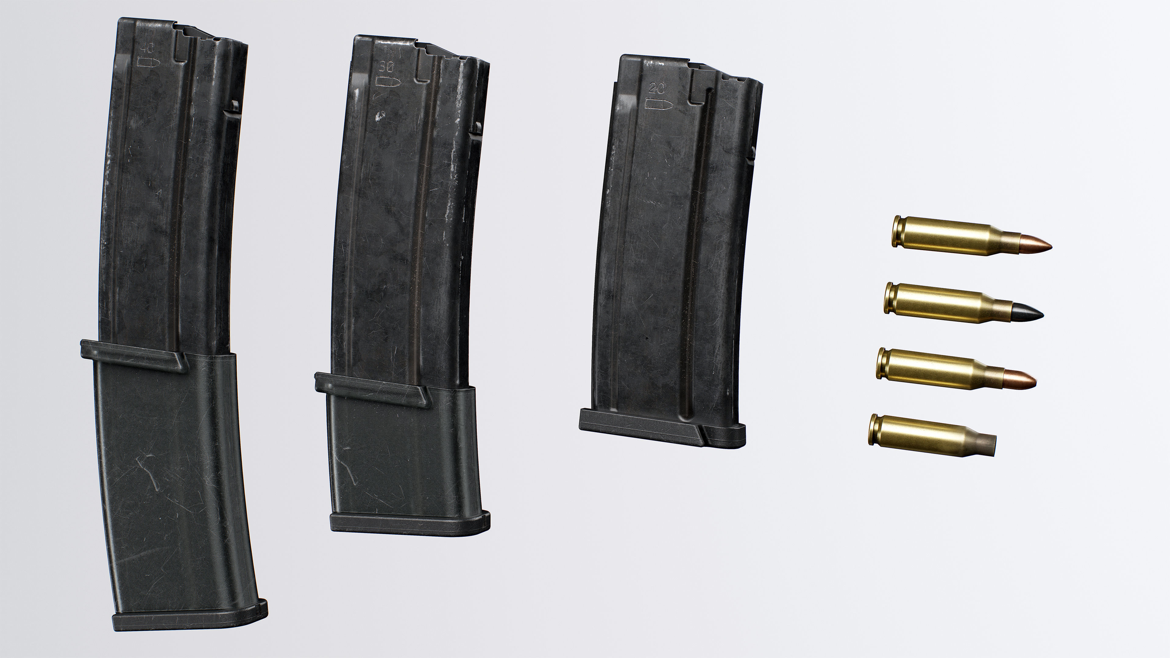 HK MP7 A2 Low-poly 3D model_15