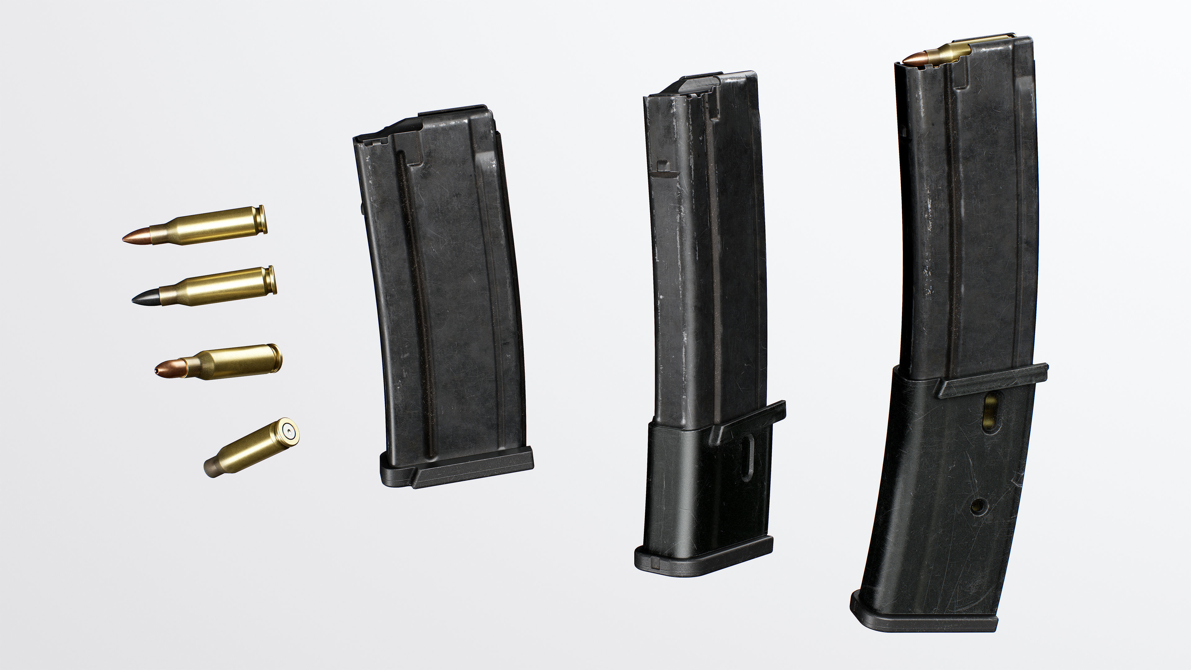 HK MP7 A2 Low-poly 3D model_16