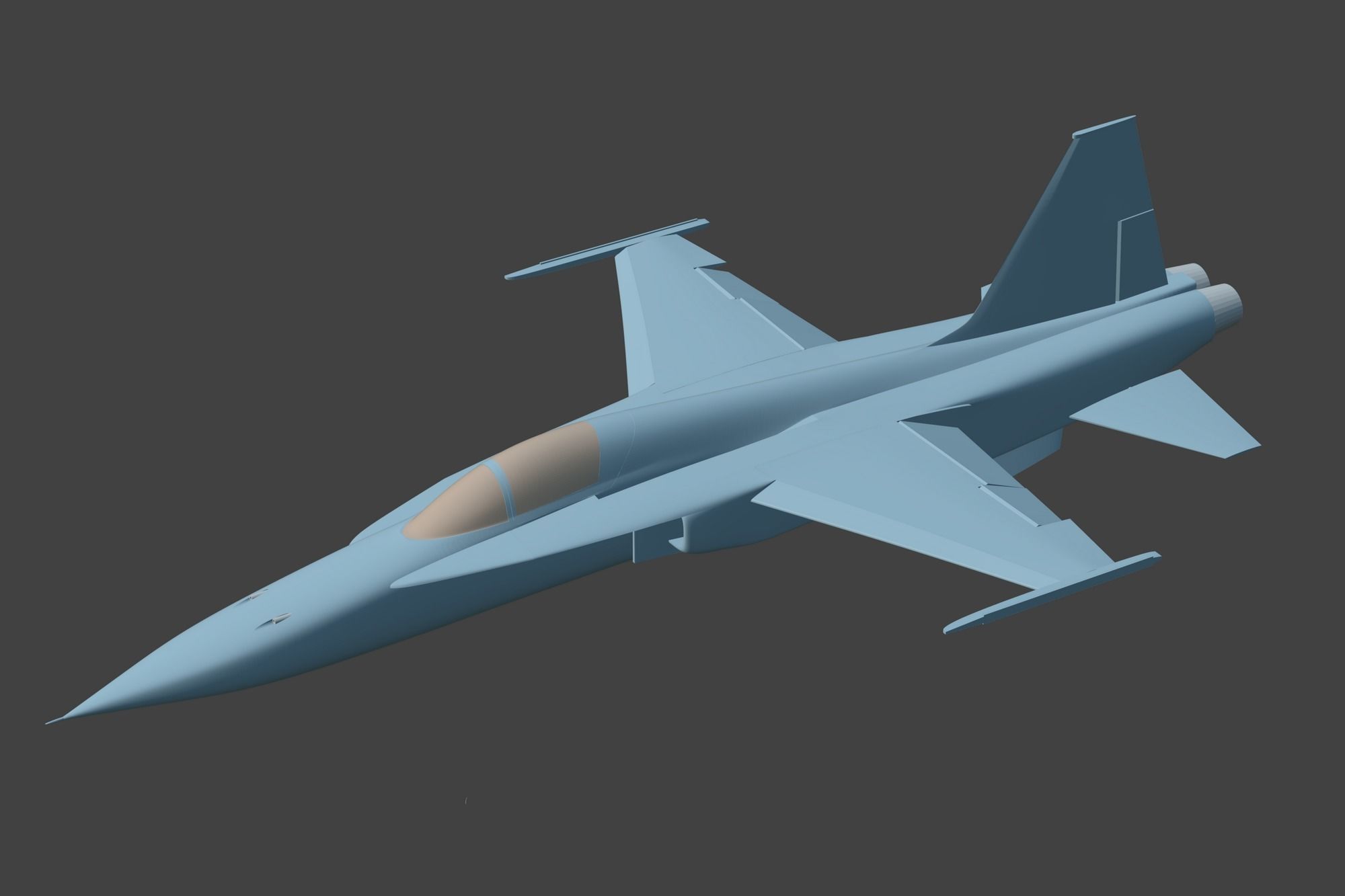 F-5s SuperTiger 3D print model_1