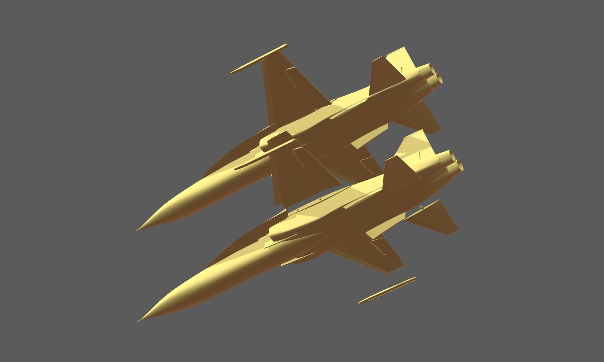 F-5s SuperTiger 3D print model_4