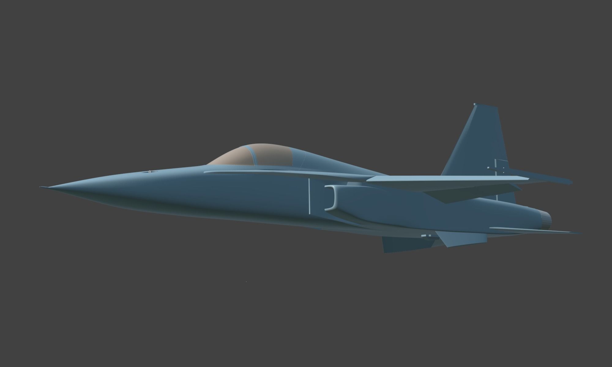 F-5s SuperTiger 3D print model_6