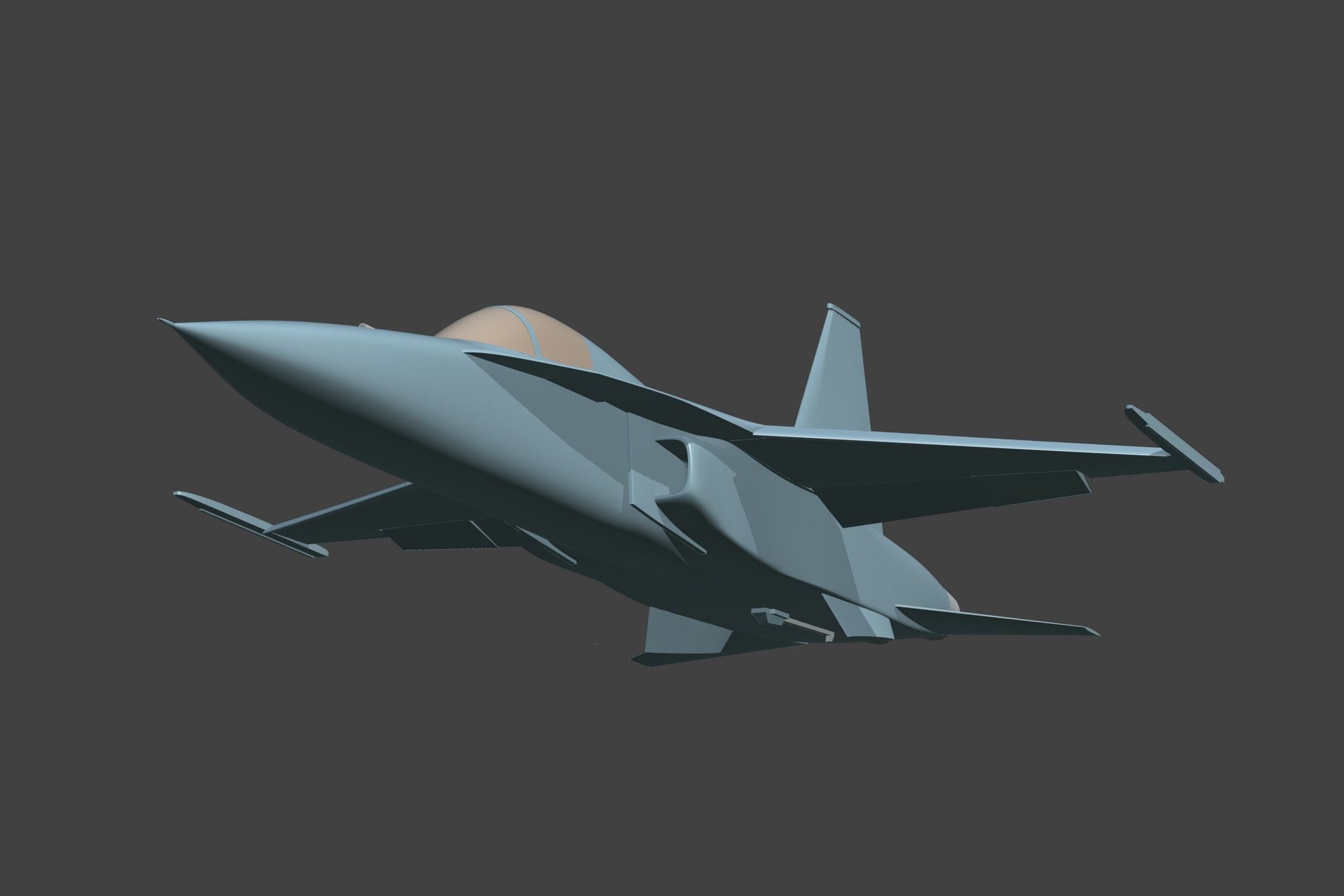 F-5s SuperTiger 3D print model_2