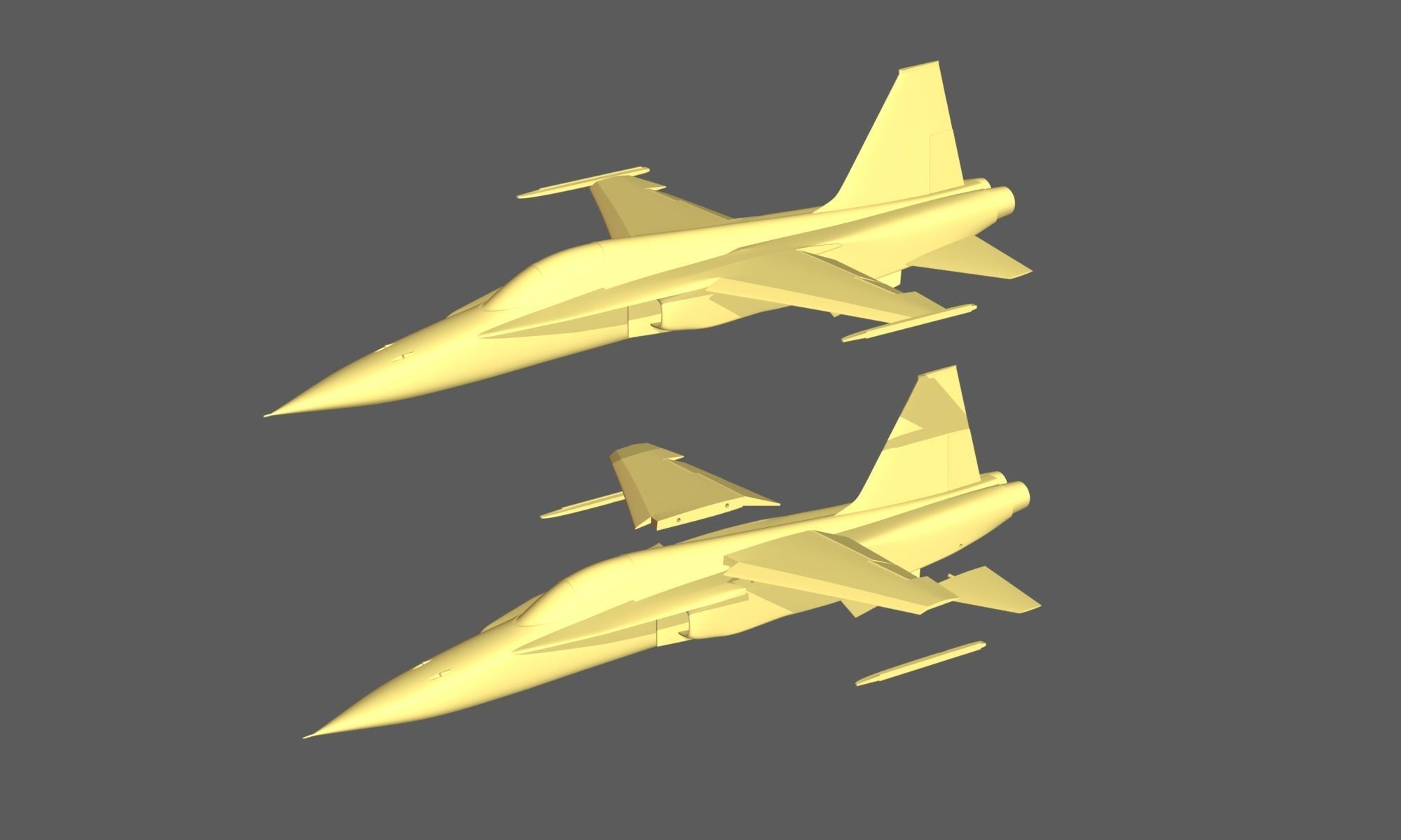 F-5s SuperTiger 3D print model_12