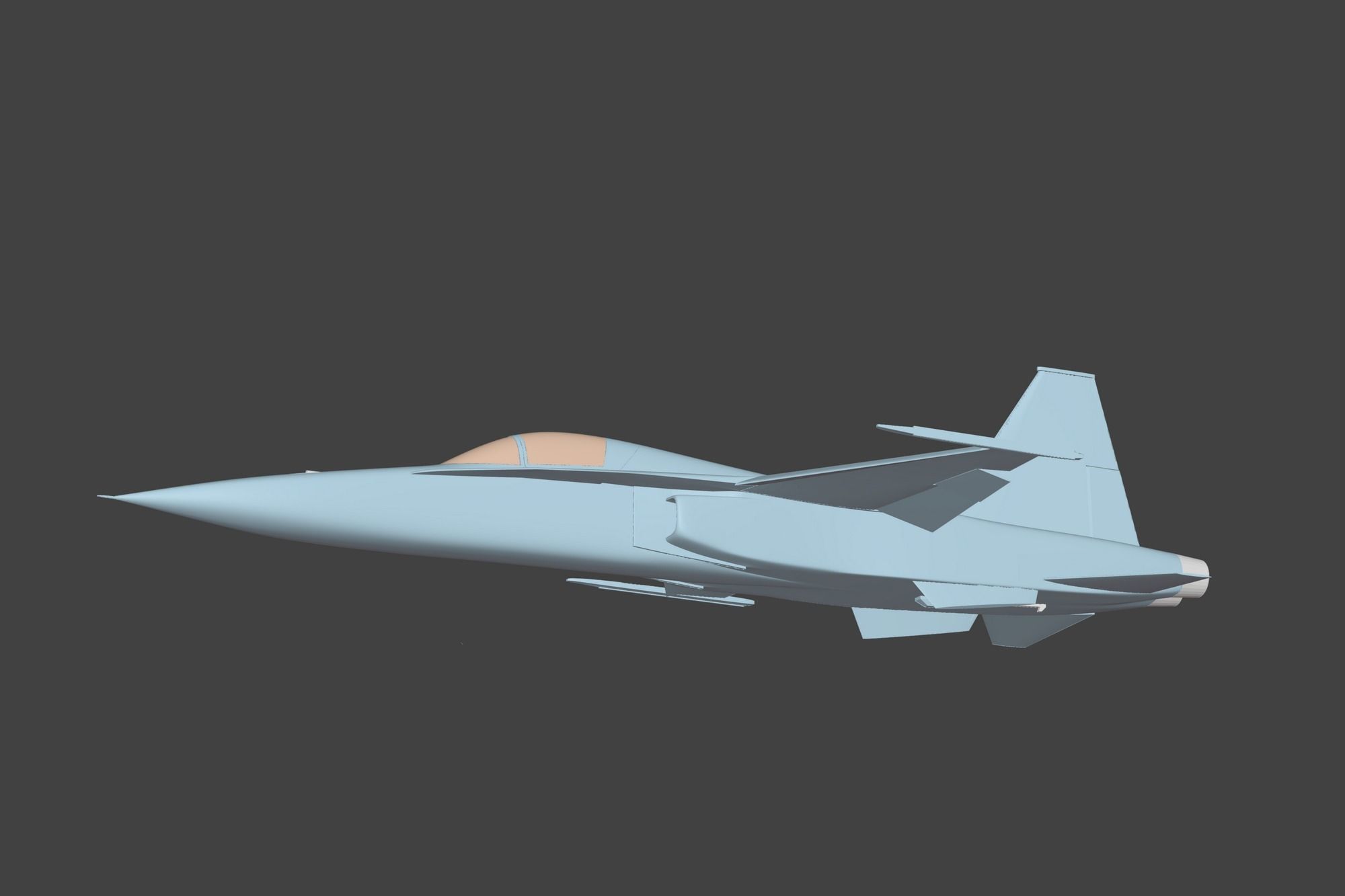 F-5s SuperTiger 3D print model_3