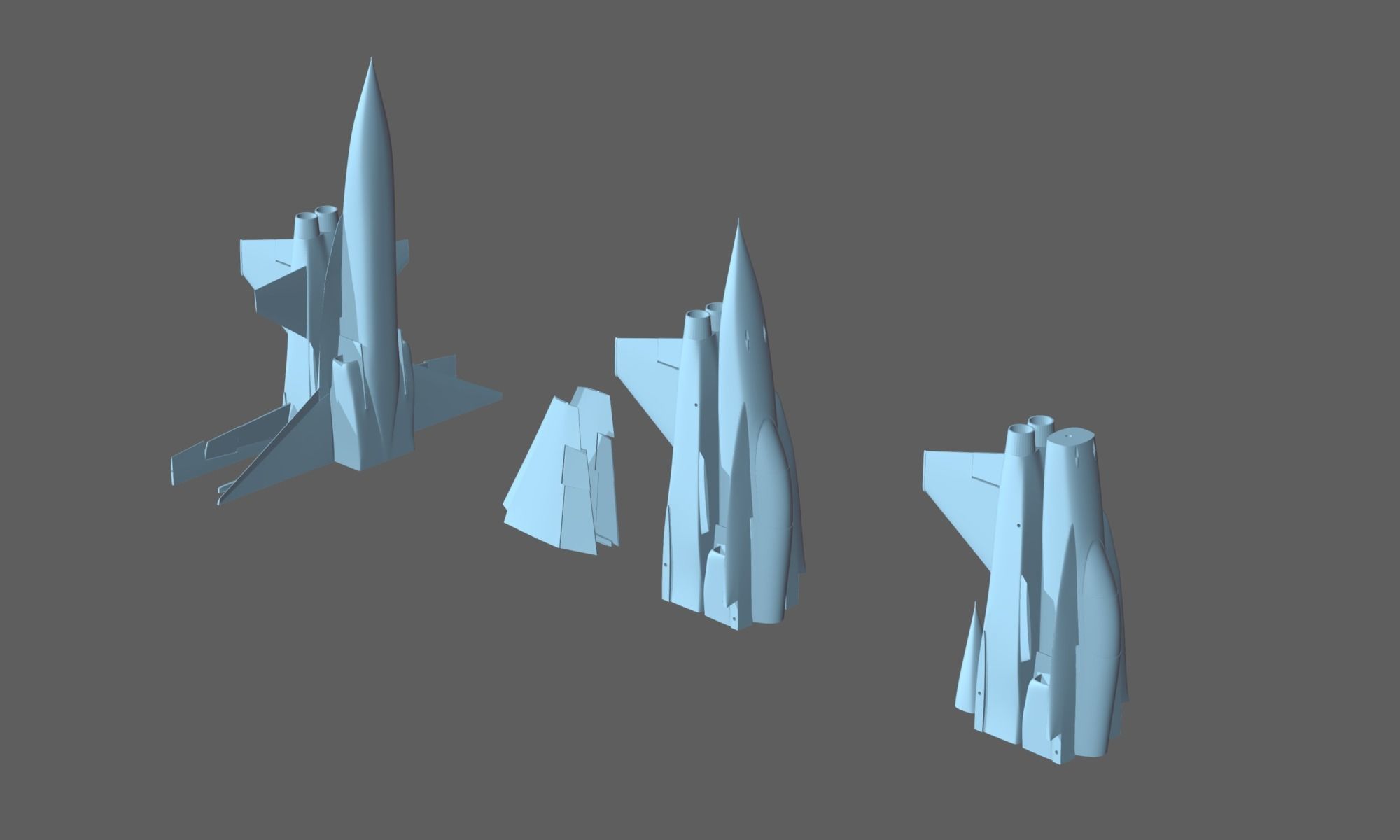 F-5s SuperTiger 3D print model_8