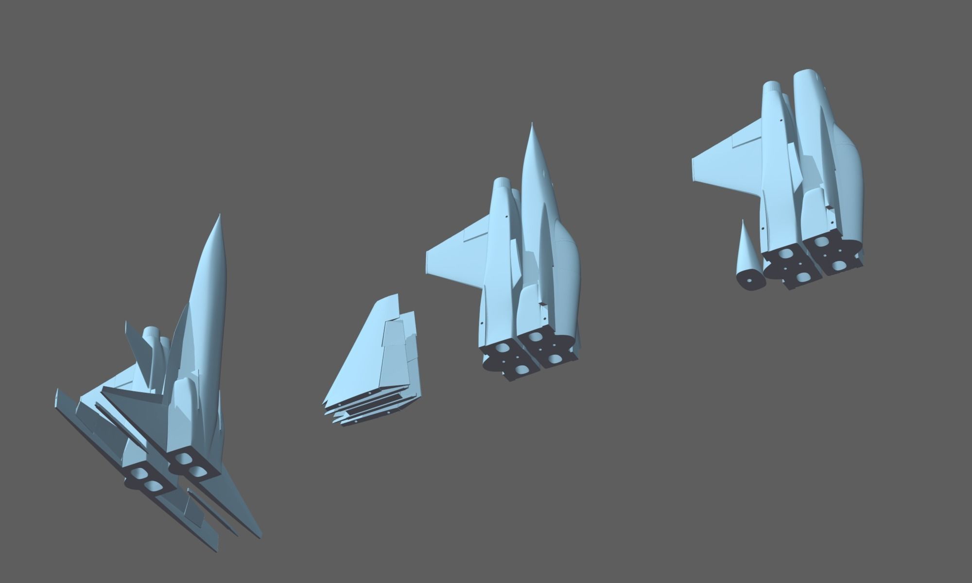 F-5s SuperTiger 3D print model_9