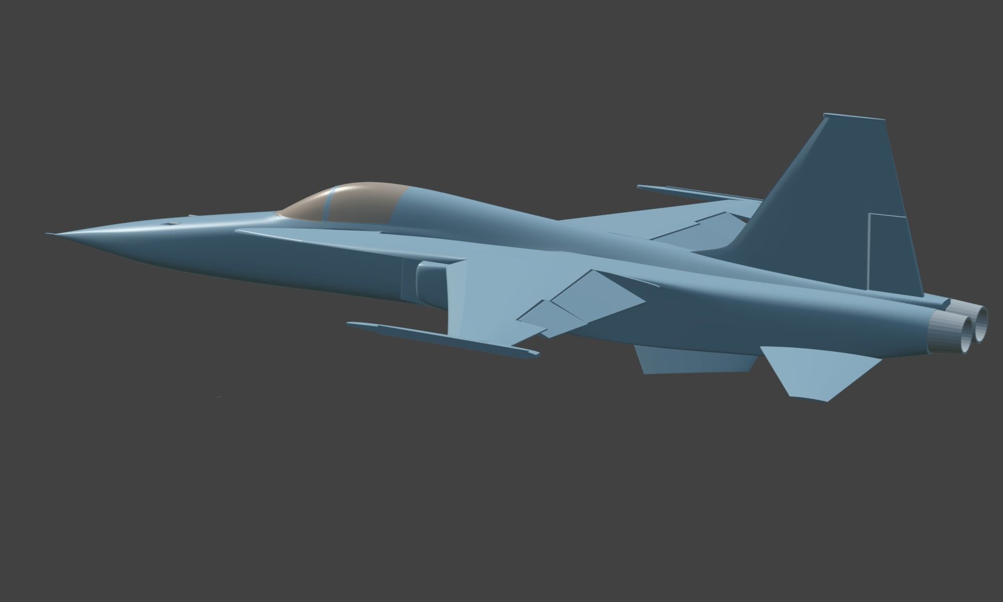 F-5s SuperTiger 3D print model_5