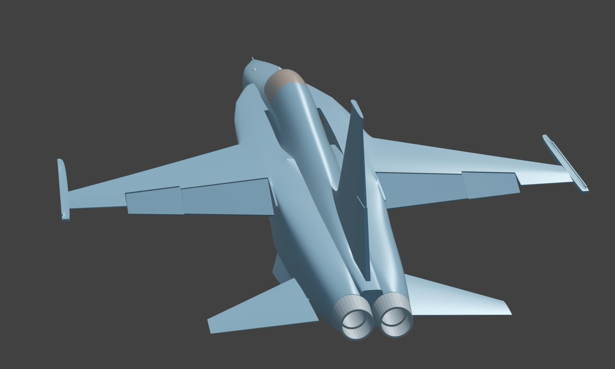 F-5s SuperTiger 3D print model_7