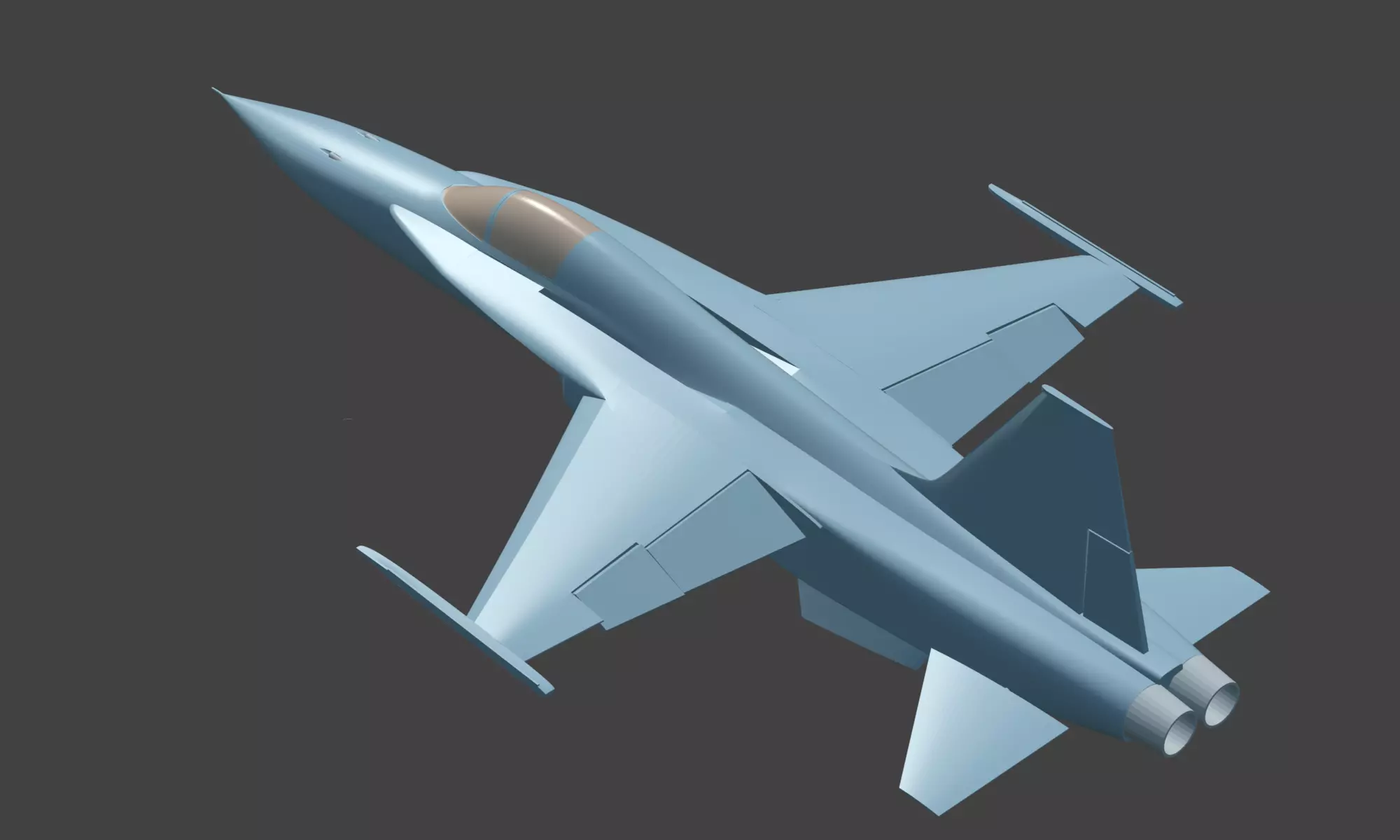 F-5s SuperTiger 3D print model_0