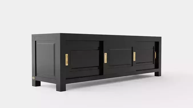 Niantic media bench black