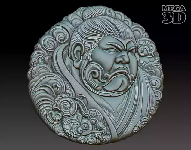 Sumo Wrestler basrelief 09 240802 3D print model