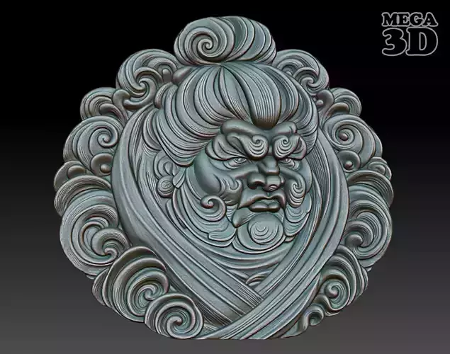 Sumo Wrestler basrelief 08 240802 3D print model