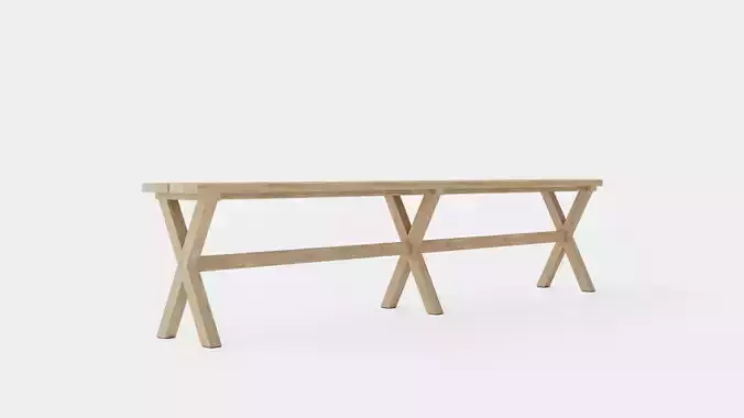 Cross bench charcoal