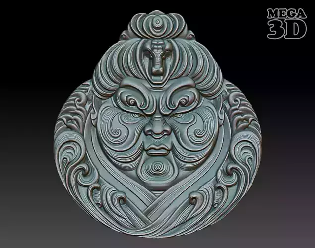 Sumo Wrestler basrelief 07 240802 3D print model