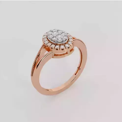 Diamond Ring 3dm stl obj renders details