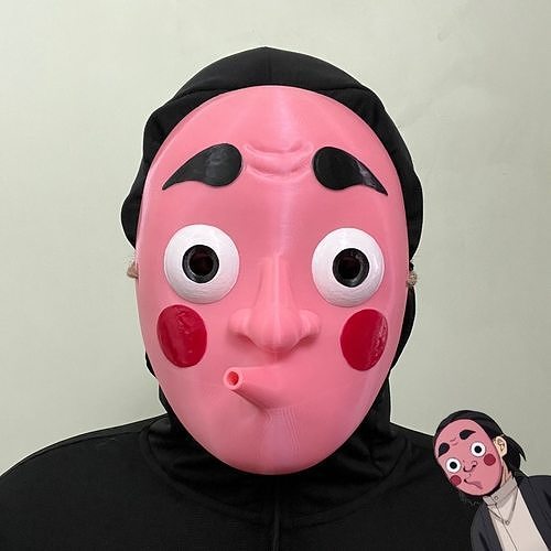 Kozo Kanamori Mask - Demon Slayer - Kimetsu No Yaiba Mask 3D print model