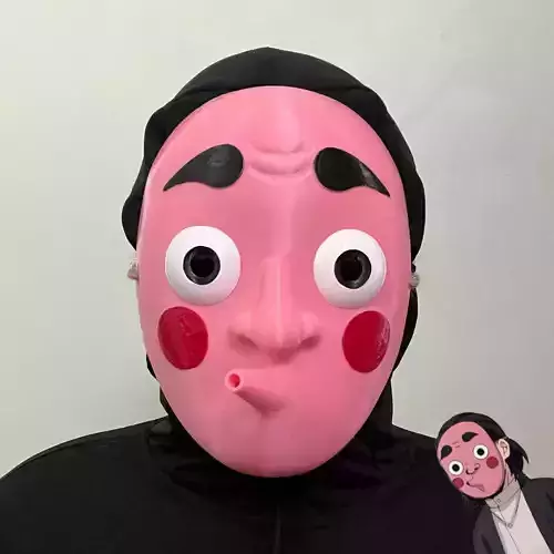 Kozo Kanamori Mask - Demon Slayer - Kimetsu No Yaiba Mask