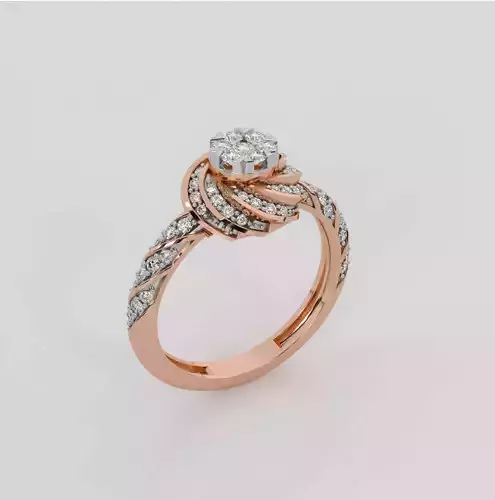 Diamond Ring 3dm stl obj renders details
