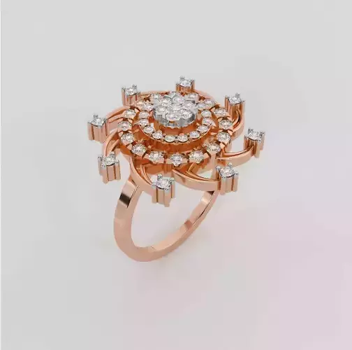 Diamond Ring 3dm stl obj renders details