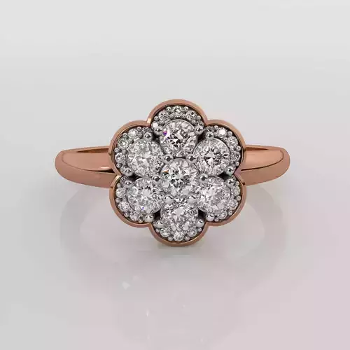 Diamond Ring 3dm stl obj renders details 3D print model
