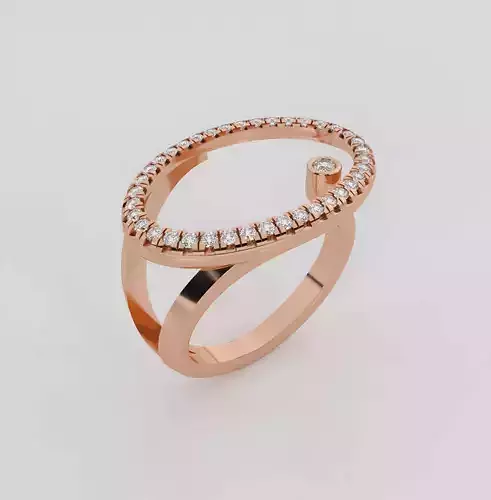 Diamond Ring 3dm stl obj renders details 3D print model