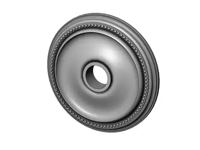 Beaded curved classic 450mm ceiling medalion rosette relief