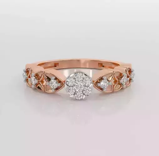 Diamond Ring 3dm stl obj renders details 3D print model