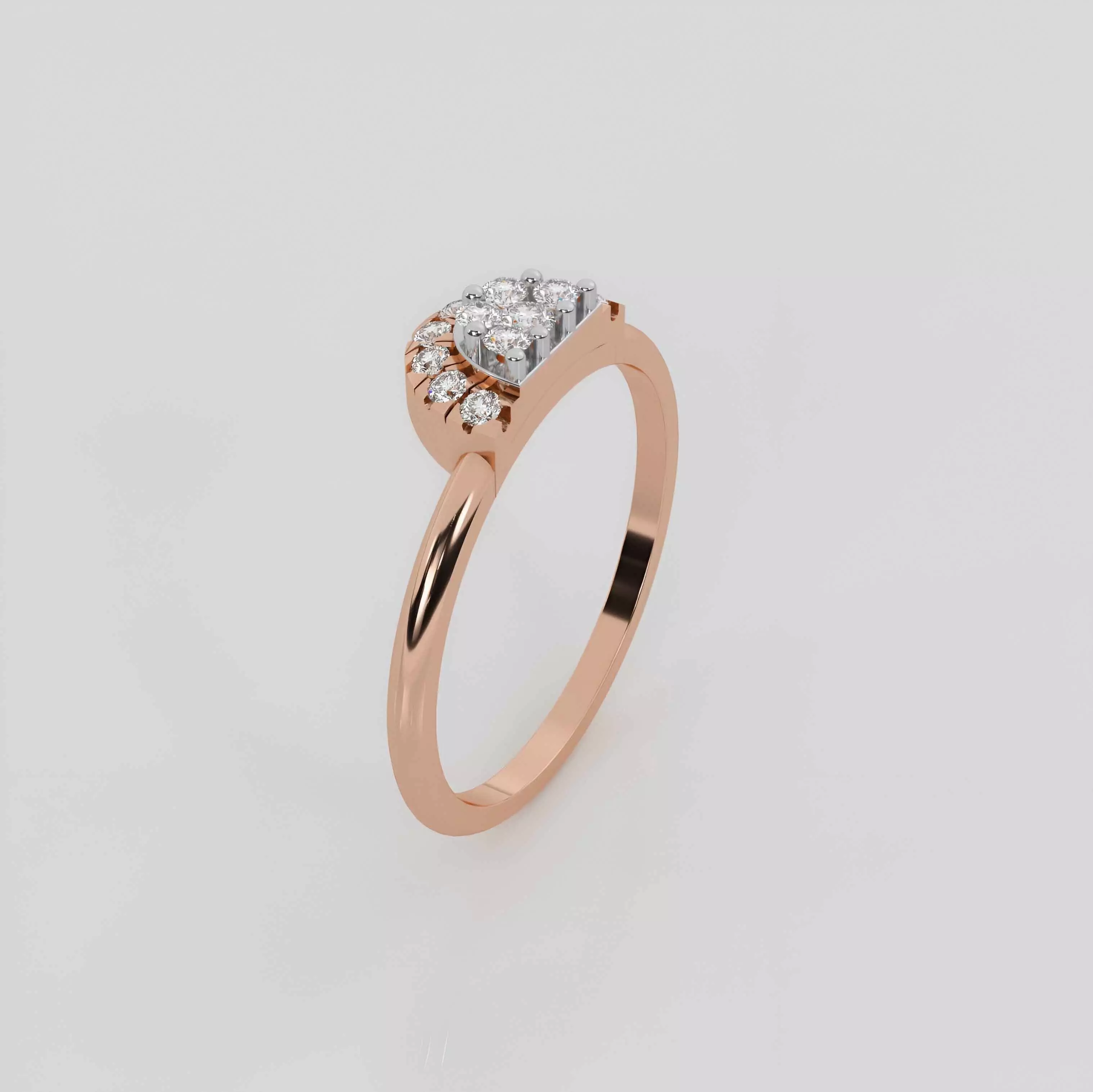 Diamond Ring 3dm stl obj renders details 3D print model_0