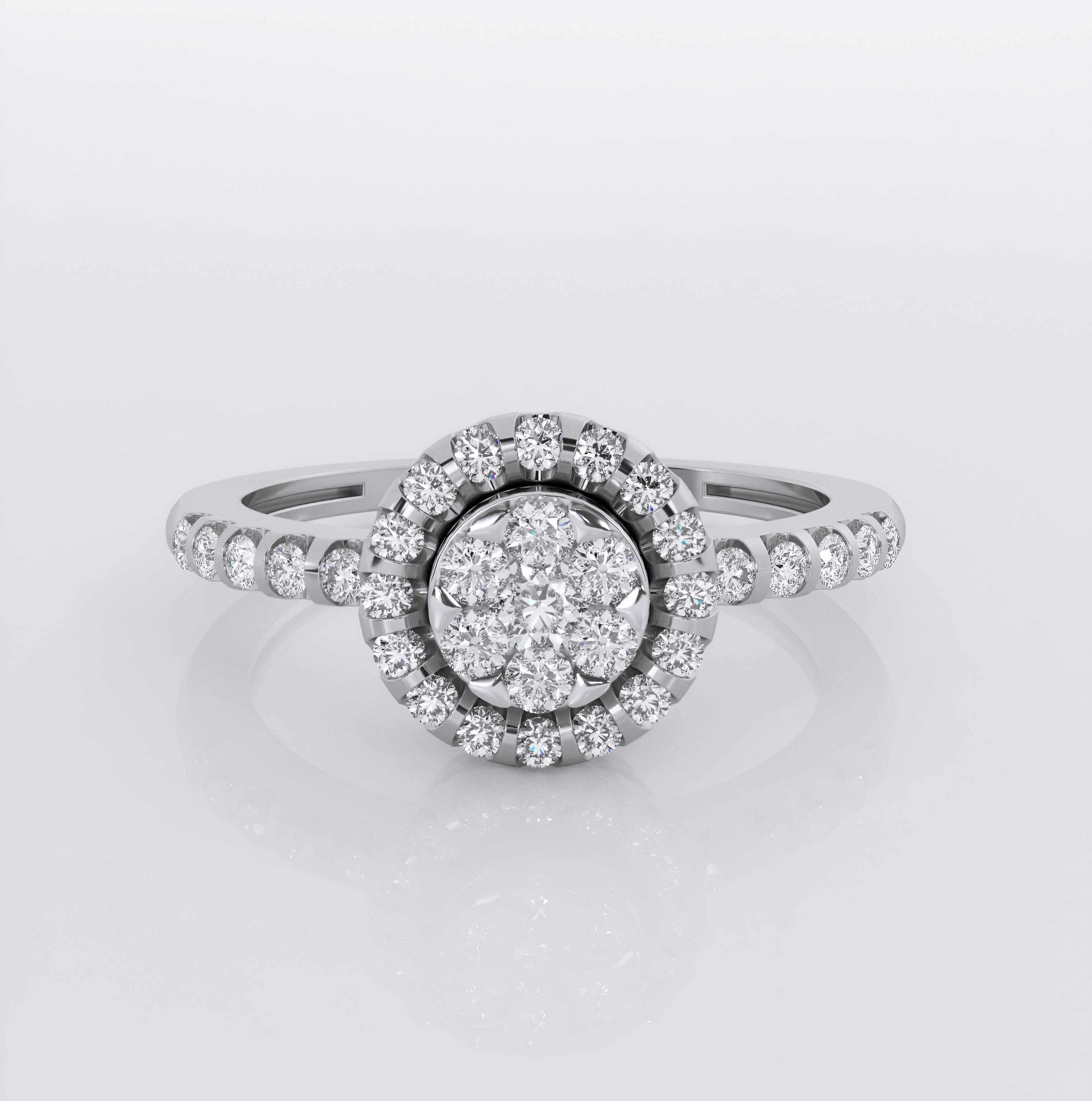 Diamond Ring 3dm stl obj renders details 3D print model_1