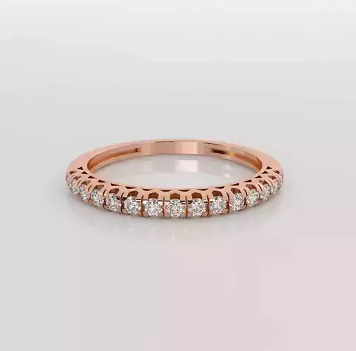 Eternity Diamond Band Ring 3dm stl obj renders details