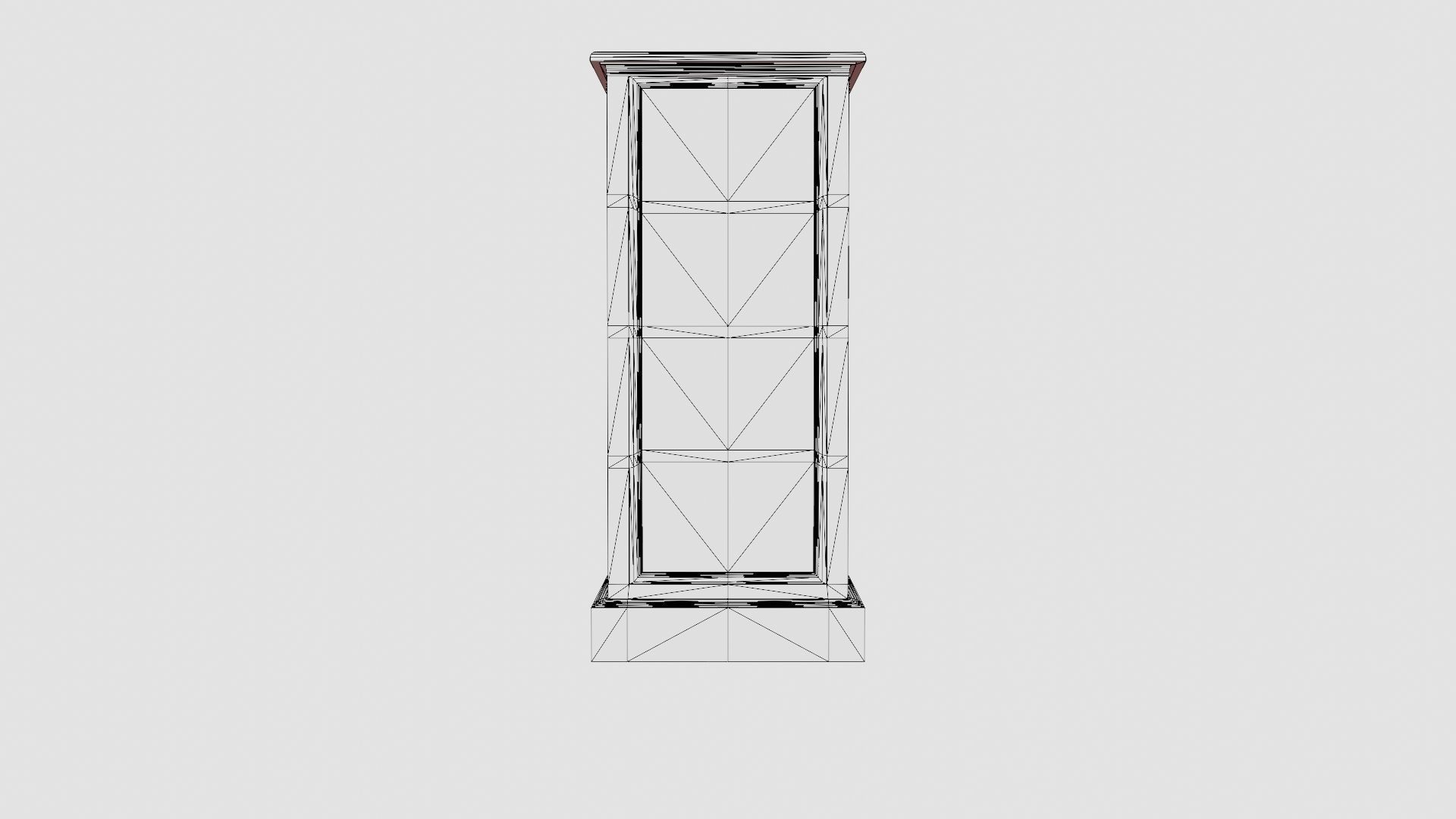 Sebago chest of drawers white Low-poly 3D model_8