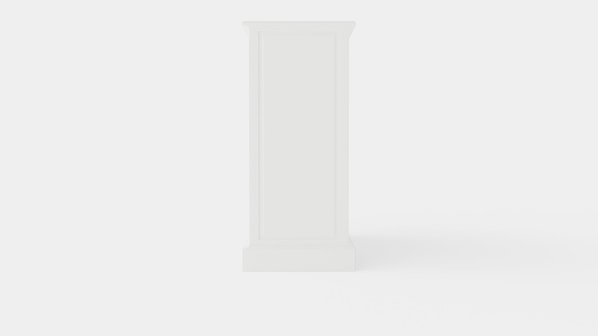 Sebago chest of drawers white Low-poly 3D model_2