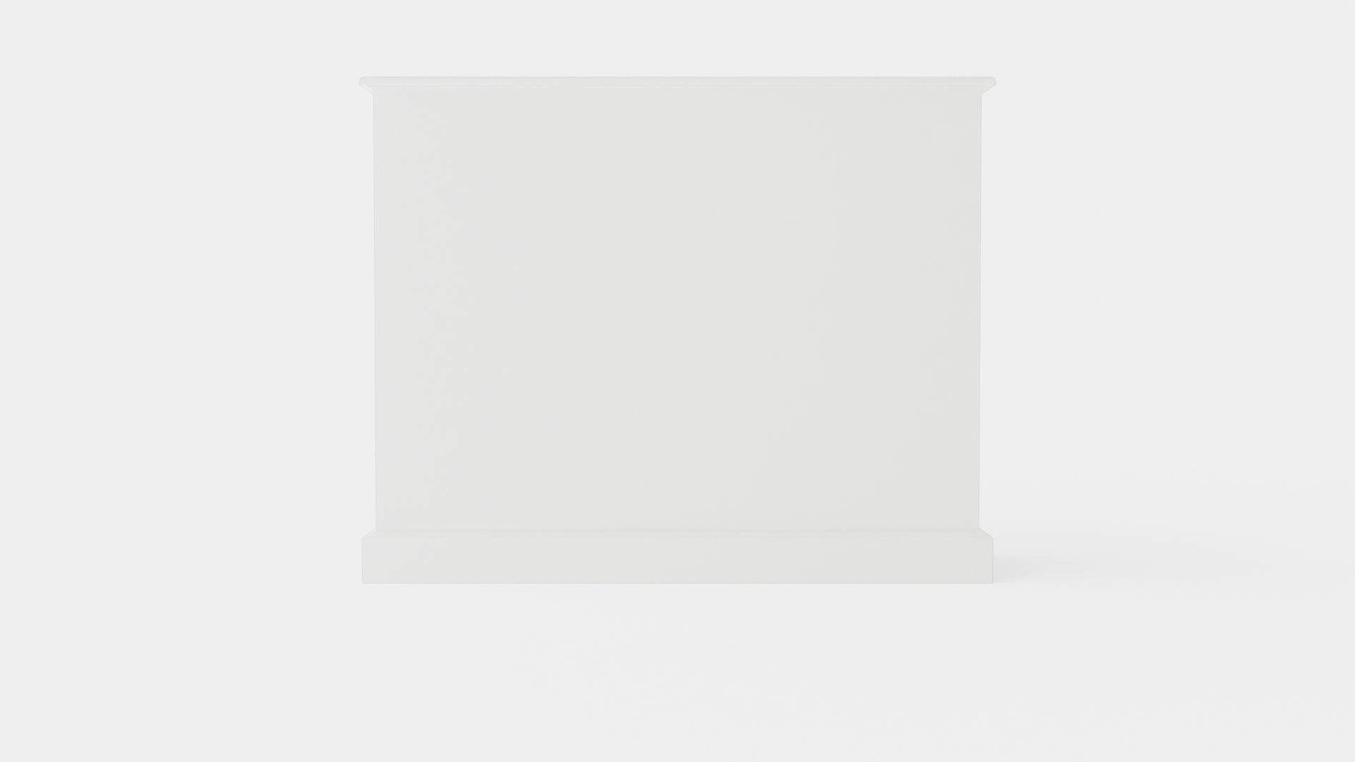 Sebago chest of drawers white Low-poly 3D model_4