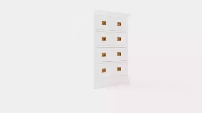 Eastham chest of drawers white