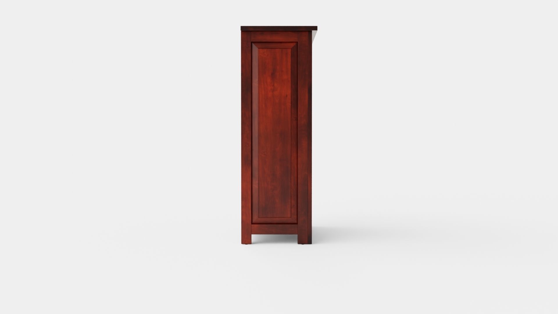 Backbay chest of drawers English Low-poly 3D model_2