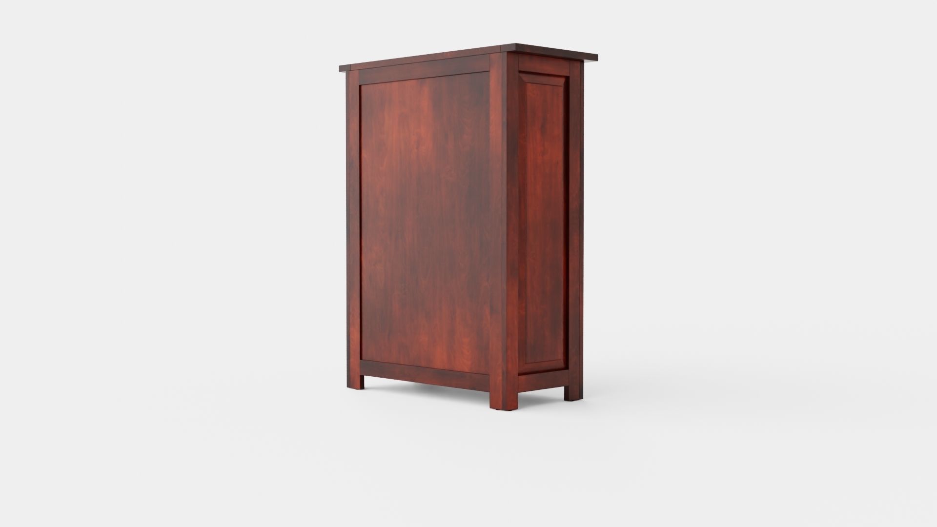 Backbay chest of drawers English Low-poly 3D model_3